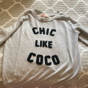 Chic like Coco boutique sweatshirt size S/M